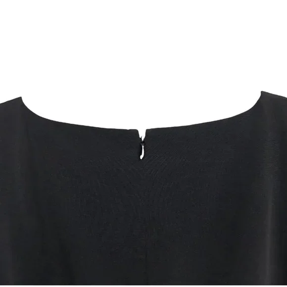 NWT Staud Iris Mini Dress in  Black Women's Size 10 - Picture 4 of 6